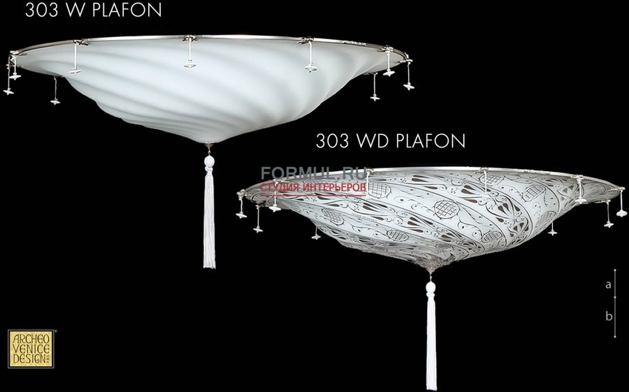 Светильник Archeo Venice Design 303 W PLAFON / 303 WD PLAFON